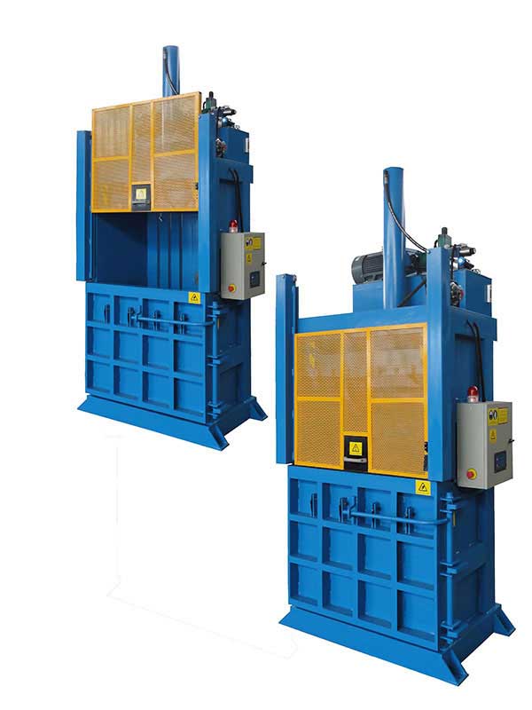 vertical hydraulic baler